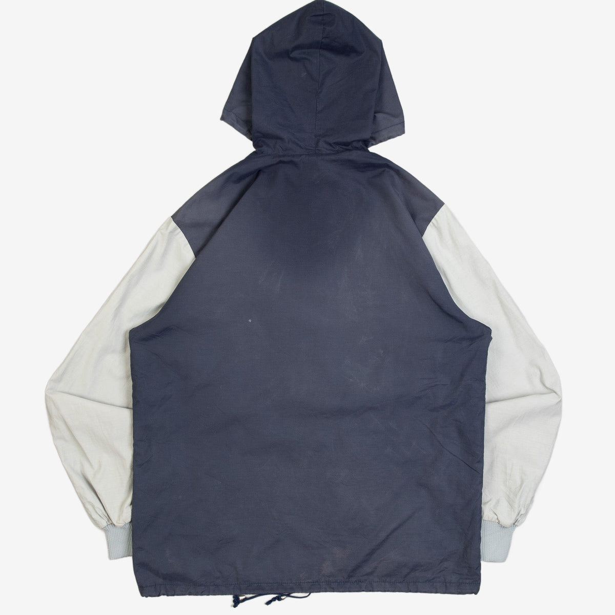 MEN'S VINTAGE 1990S COLOUR BLOCK HOODED JACKET - LARGE