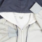 MEN'S VINTAGE 1990S COLOUR BLOCK HOODED JACKET - LARGE