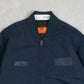 MEN'S VINTAGE 1990S RED KAP WORKWEAR BOMBER JACKET - MEDIUM