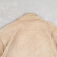 MEN'S VINTAGE 1980S SUEDE BIKER JACKET - LARGE