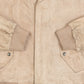 MEN'S VINTAGE 1980S SUEDE BIKER JACKET - LARGE