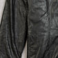 WOMEN'S VINTAGE 1990S LEATHER BELTED BIKER JACKET - MEDIUM