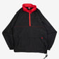 MEN'S VINTAGE 1990S HOODED PULLOVER ANORAK WINDBREAKER JACKET - SMALL