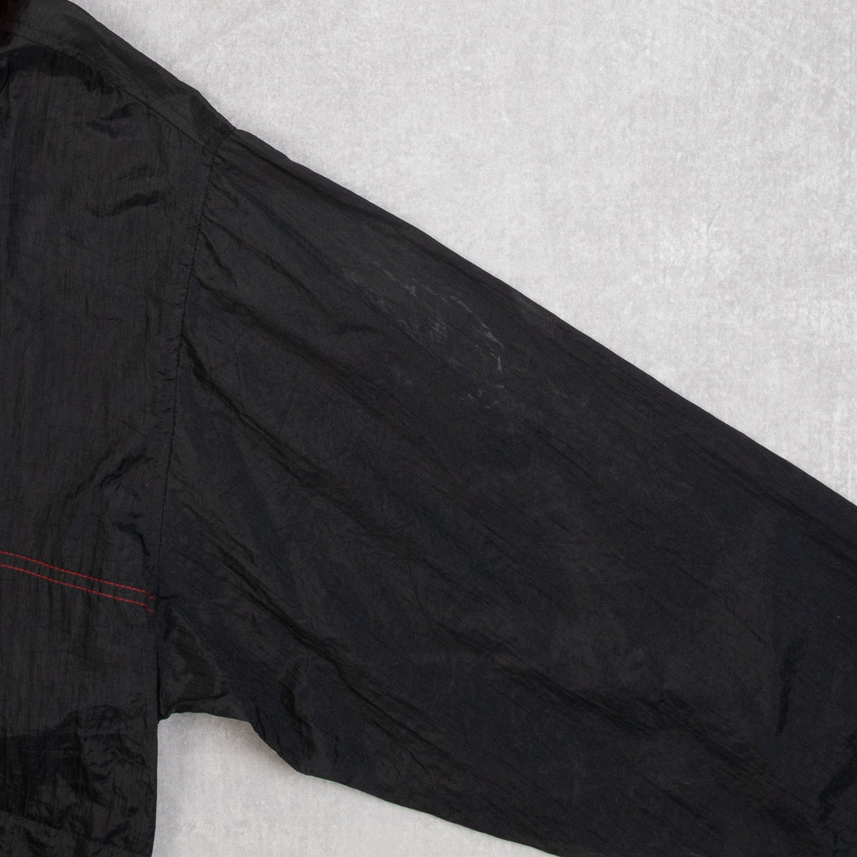 MEN'S VINTAGE 1990S HOODED PULLOVER ANORAK WINDBREAKER JACKET - SMALL