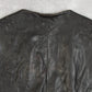 MEN'S VINTAGE 1990S LEATHER WESTERN GILET VEST JACKET - MEDIUM