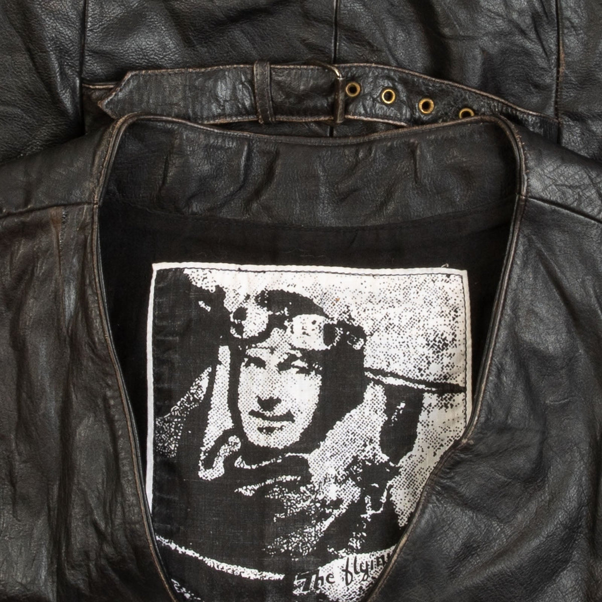 MEN'S VINTAGE 1990S LEATHER WESTERN GILET VEST JACKET - MEDIUM