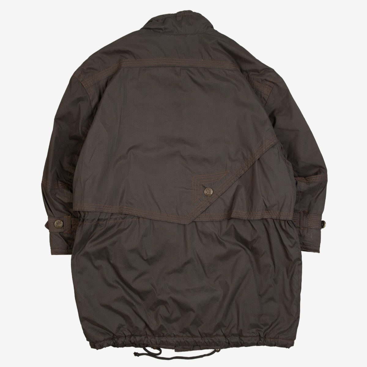 MEN'S VINTAGE 1980S PADDED PARKA JACKET - MEDIUM