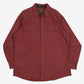MEN'S VINTAGE 1990S BLANK FLANNEL SHIRT - X-LARGE