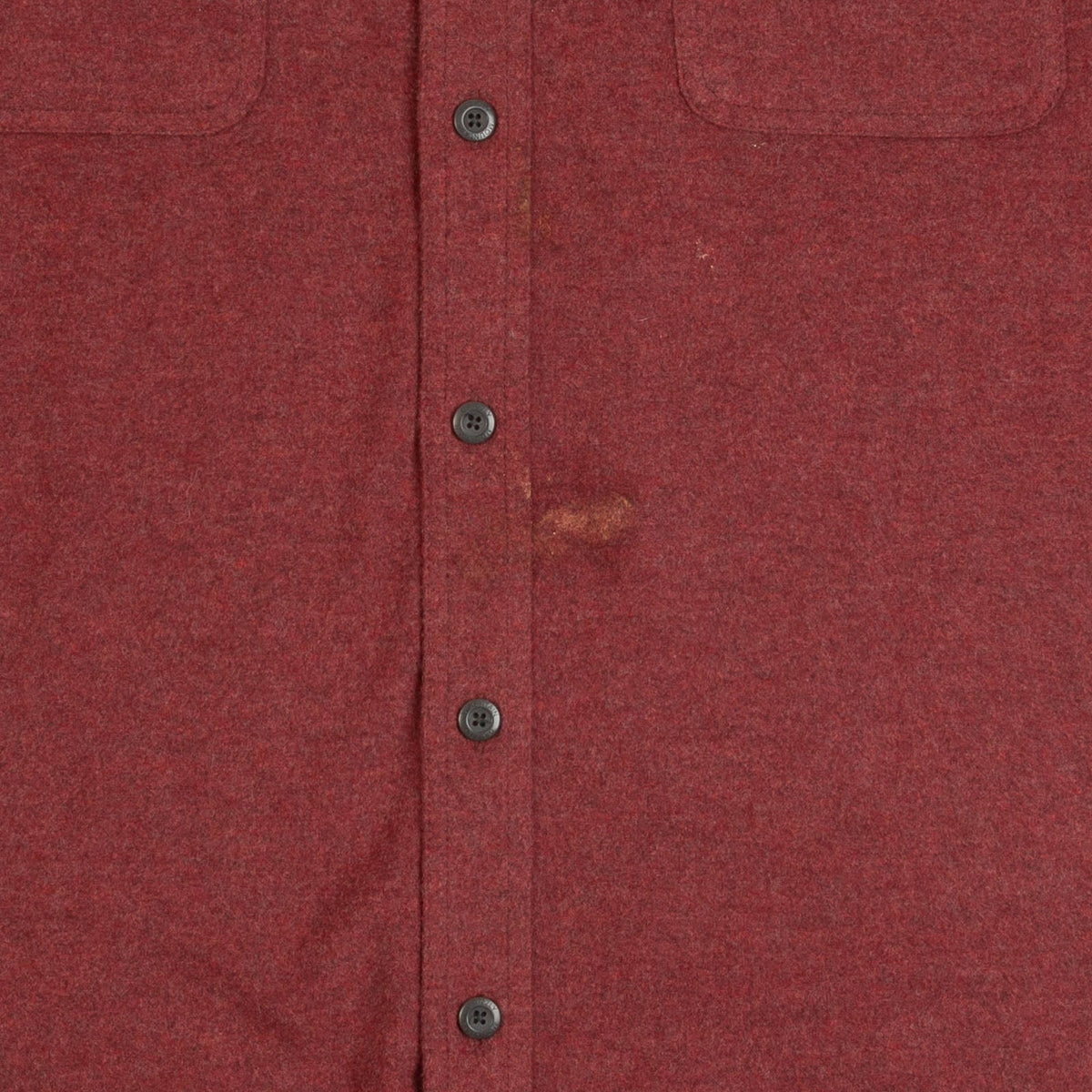 MEN'S VINTAGE 1990S BLANK FLANNEL SHIRT - X-LARGE