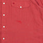 MEN'S VINTAGE 1990S GRID PATTERNED WESTERN SHIRT - LARGE