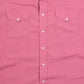MEN'S VINTAGE 1990S BLANK WESTERN SHIRT - LARGE