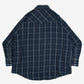 MEN'S VINTAGE 1990S CHECKED WESTERN SHIRT - X-LARGE