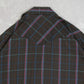 MEN'S VINTAGE 1990S CHECKED WESTERN SHIRT - LARGE