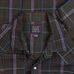 MEN'S VINTAGE 1990S CHECKED WESTERN SHIRT - LARGE