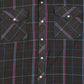 MEN'S VINTAGE 1990S CHECKED WESTERN SHIRT - LARGE