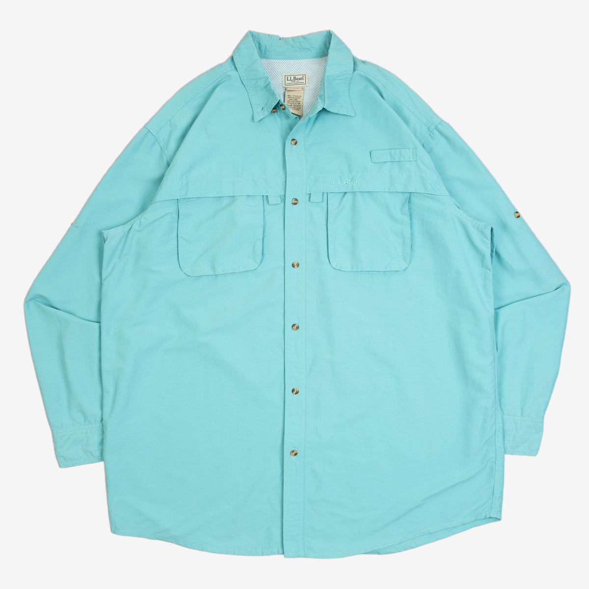 MEN'S VINTAGE 1990S L.L.BEAN WORKWEAR UTILITY SHIRT - X-LARGE