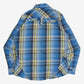 MEN'S VINTAGE 1990S CHECKED STITCH SHIRT - LARGE