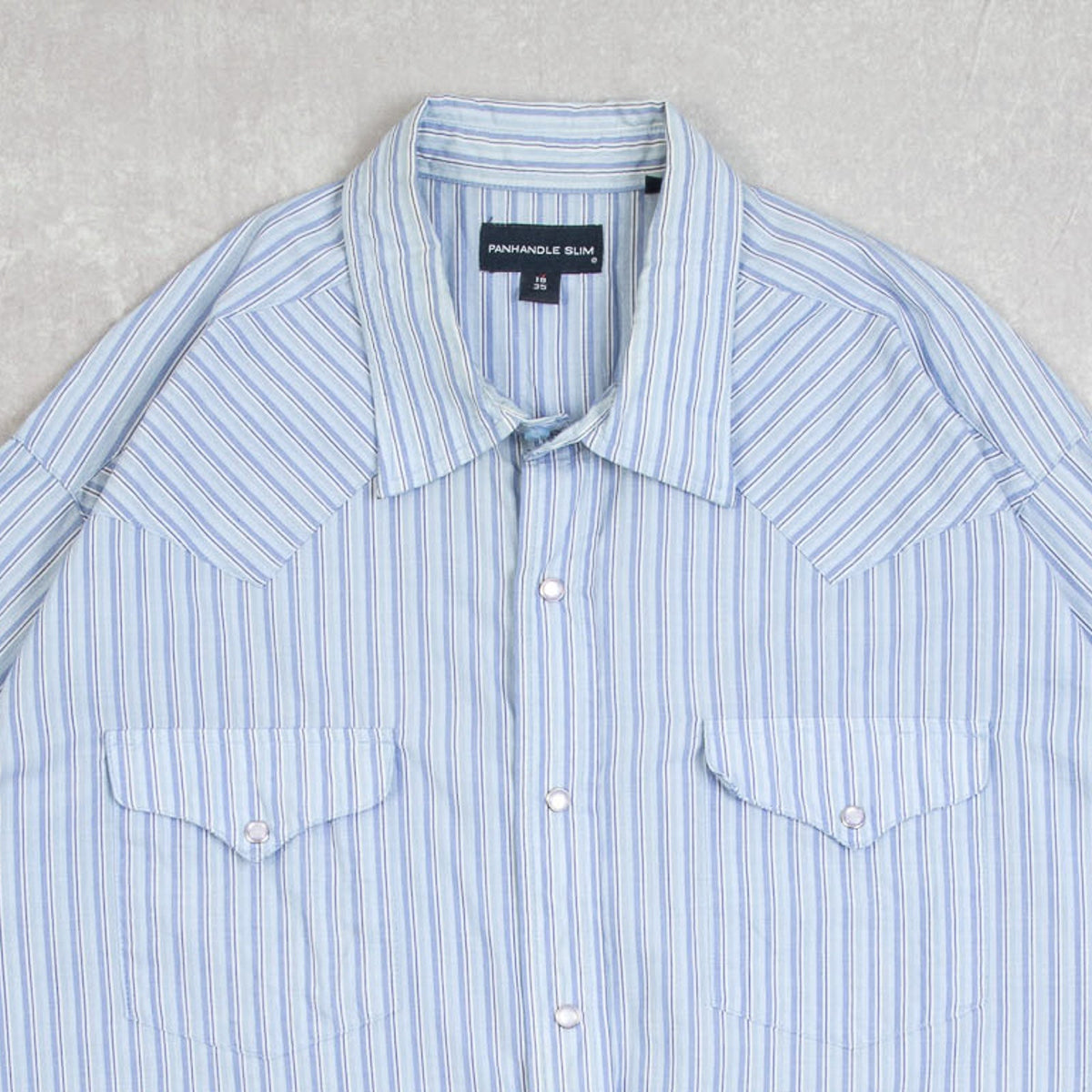 MEN'S VINTAGE 1990S STRIPED WESTERN SHIRT - X-LARGE