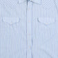 MEN'S VINTAGE 1990S STRIPED WESTERN SHIRT - X-LARGE