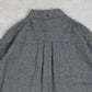MEN'S VINTAGE 1990S WOOL STYLE SUEDE PATCH SHIRT - LARGE