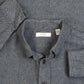 MEN'S VINTAGE 1990S WOOL STYLE SUEDE PATCH SHIRT - LARGE