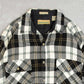 MEN'S VINTAGE 1990S WOOL STYLE CHECKED SHIRT - LARGE
