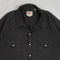 MEN'S VINTAGE 1990S STRIPED WESTERN SHIRT - X-LARGE