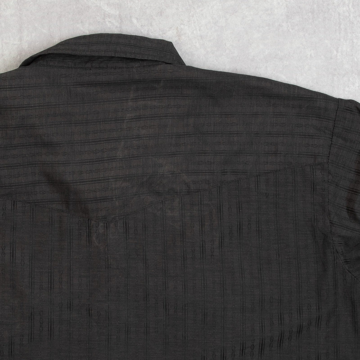MEN'S VINTAGE 1990S STRIPED WESTERN SHIRT - X-LARGE