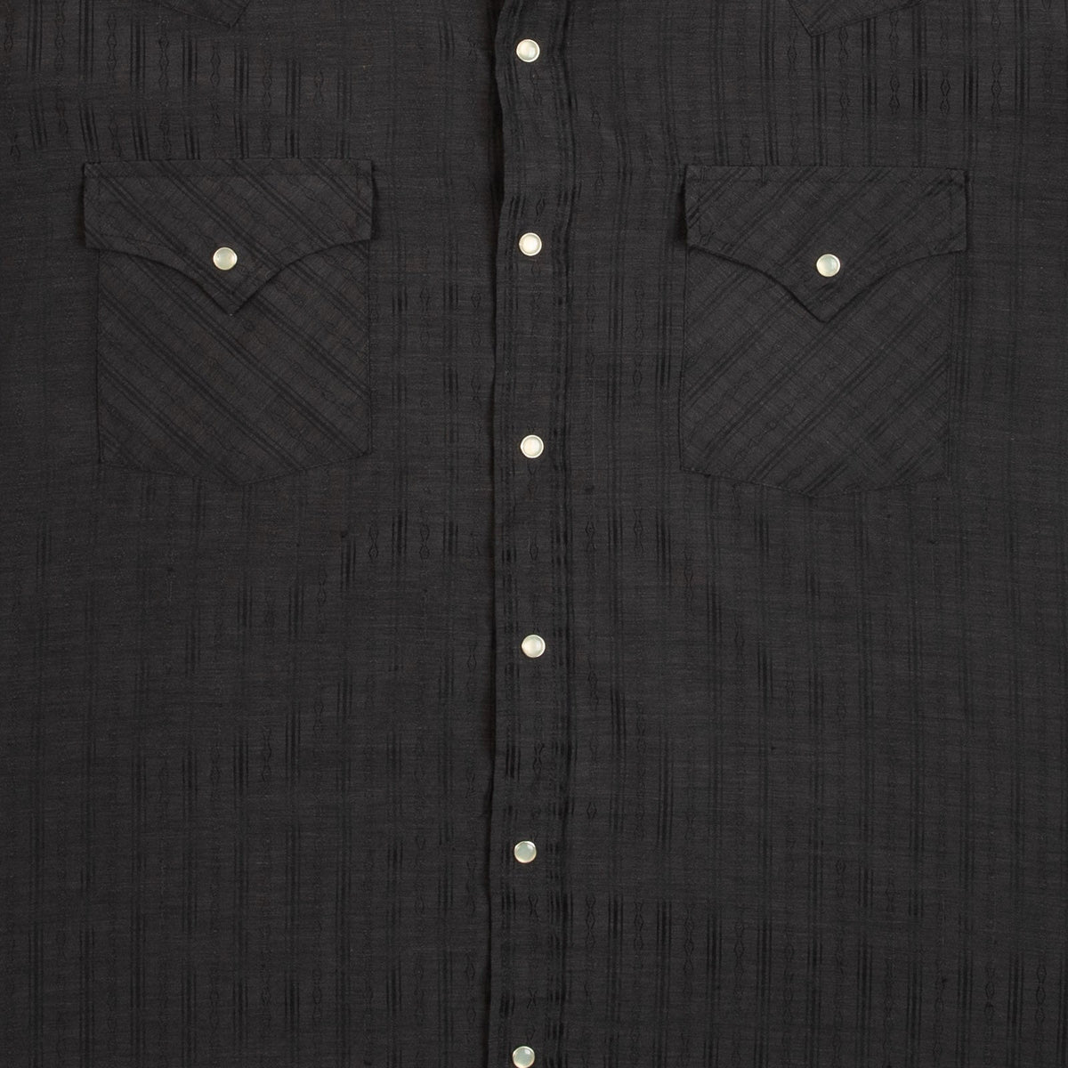 MEN'S VINTAGE 1990S STRIPED WESTERN SHIRT - X-LARGE