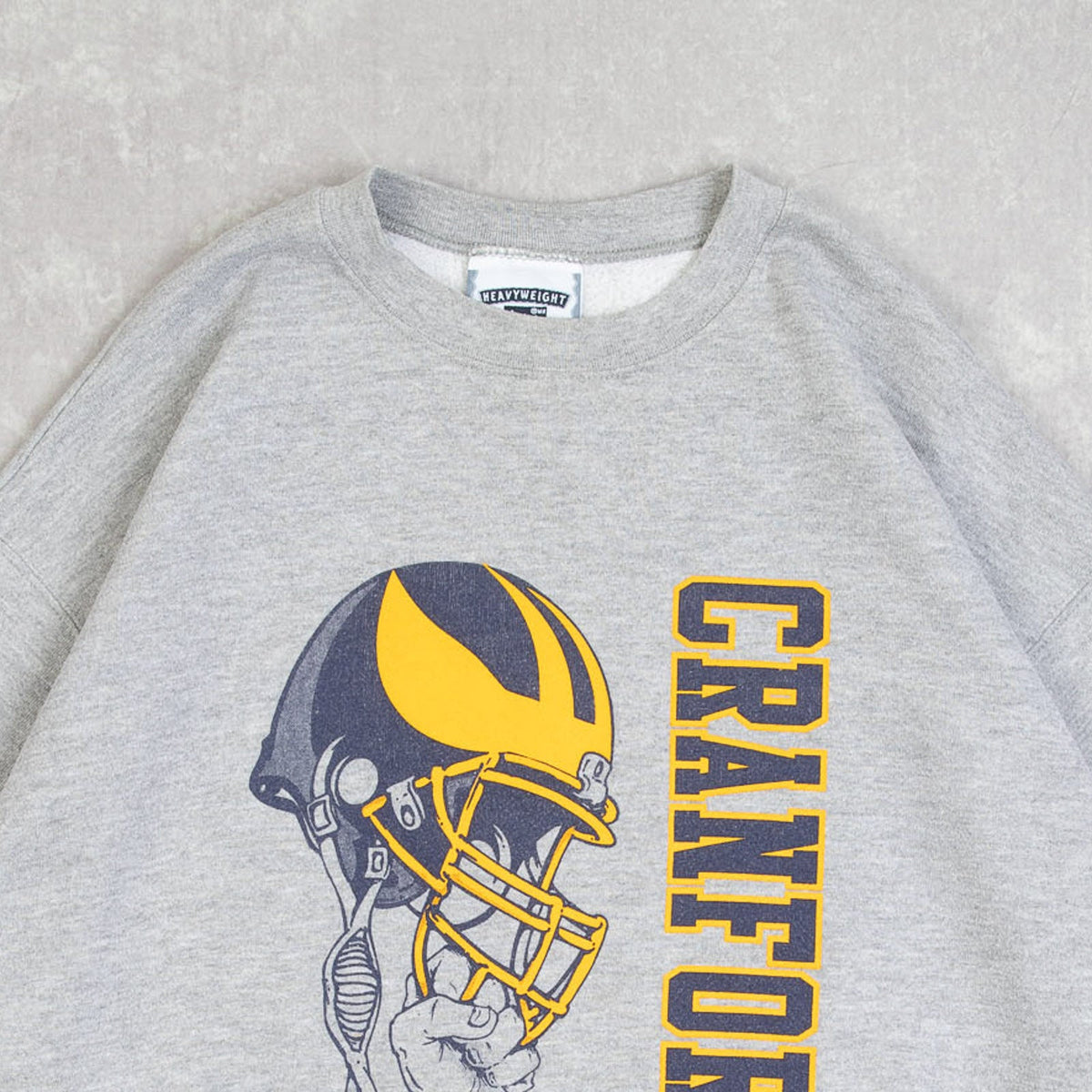 MEN'S VINTAGE 1990S CRAWFORD FOOTBALL SWEATSHIRT - MEDIUM