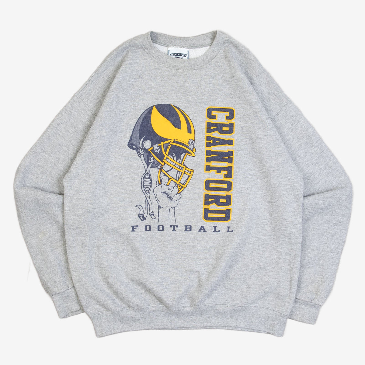 MEN'S VINTAGE 1990S CRAWFORD FOOTBALL SWEATSHIRT - MEDIUM