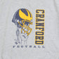 MEN'S VINTAGE 1990S CRAWFORD FOOTBALL SWEATSHIRT - MEDIUM