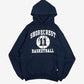 MEN'S VINTAGE 1990S RUSSELL ATHLETIC SHORECREST HOODED SWEATSHIRT - MEDIUM