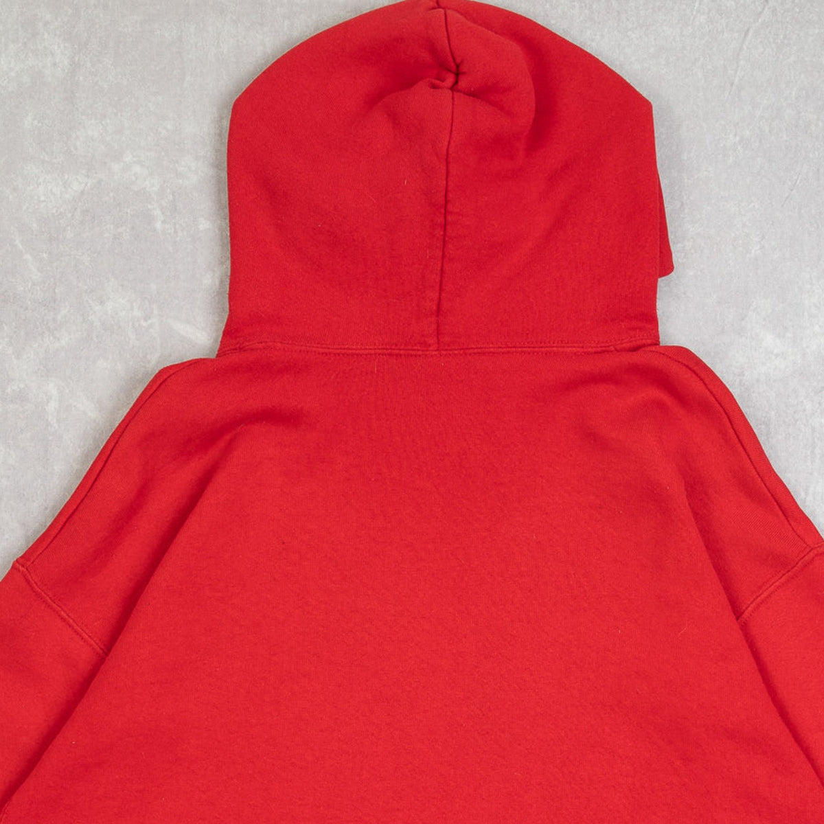 MEN'S VINTAGE RUSSELL ATHLETIC BLANK HOODED SWEATSHIRT - X-LARGE