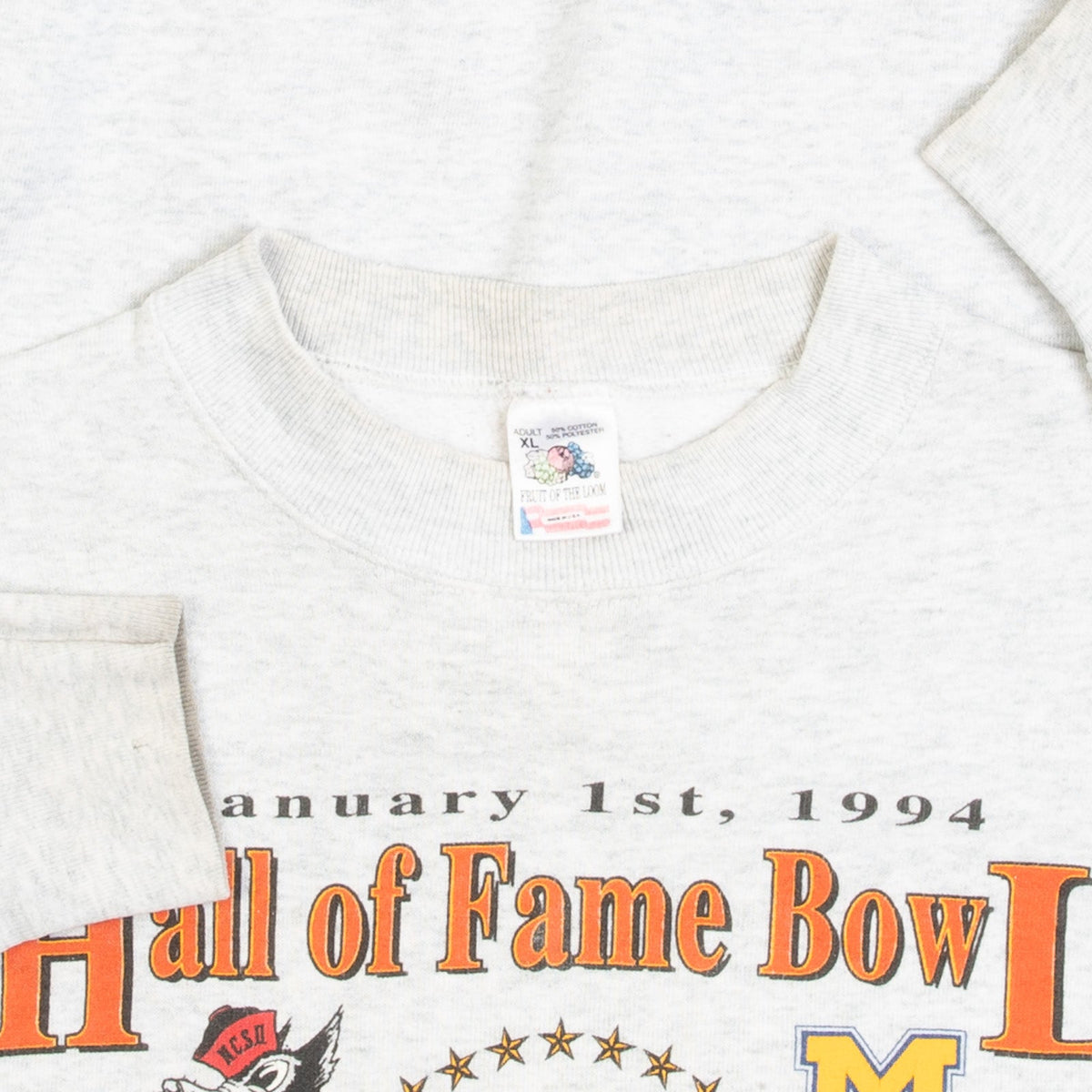 MEN'S VINTAGE 1994 HOF BOWL SWEATSHIRT - X-LARGE
