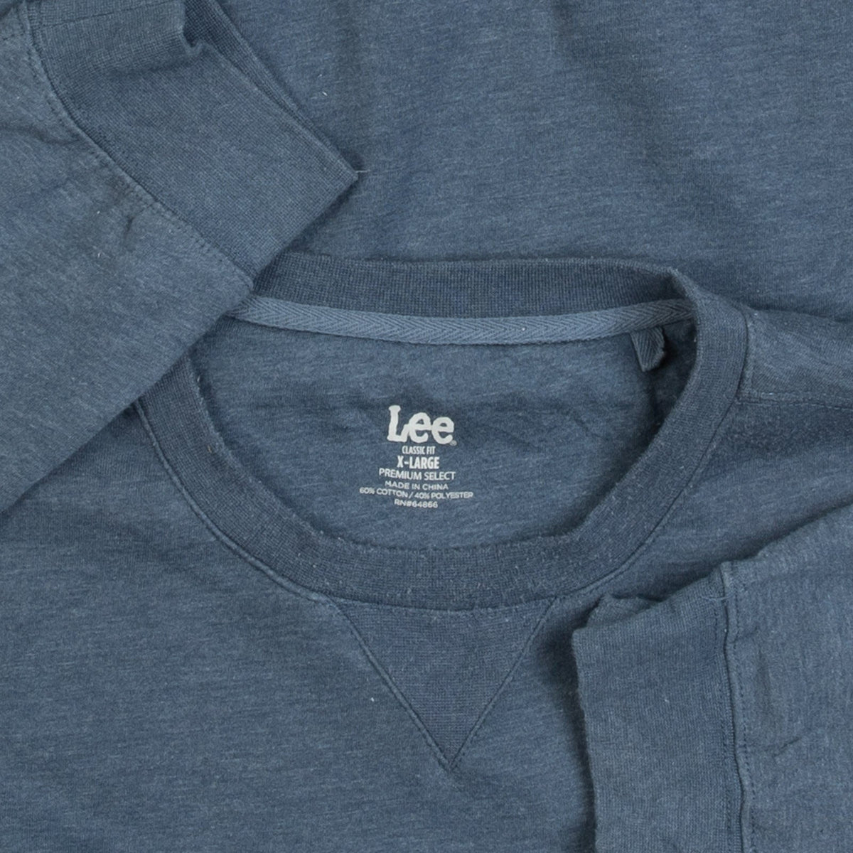 MEN'S VINTAGE LEE X2 POCKET SWEATSHIRT - X-LARGE