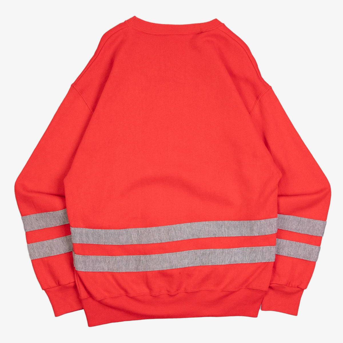 WOMEN'S VINTAGE 1990S STRIPED SWEATSHIRT - X-LARGE