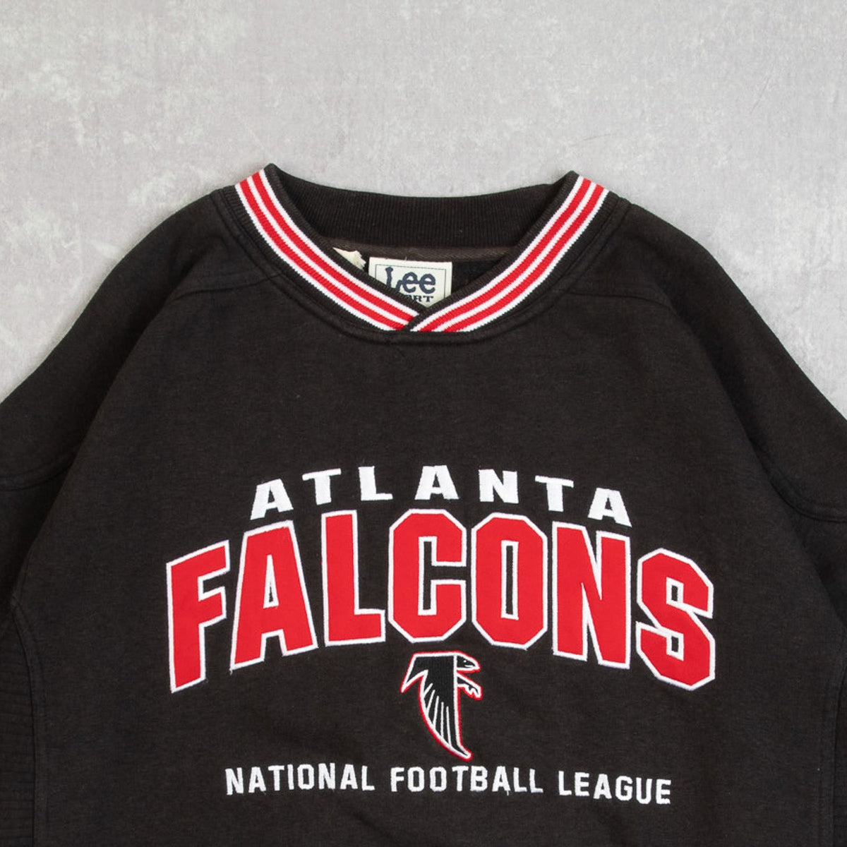 MEN'S VINTAGE 1990S LEE ATLANTA FALCONS JERSEY SWEATSHIRT - MEDIUM