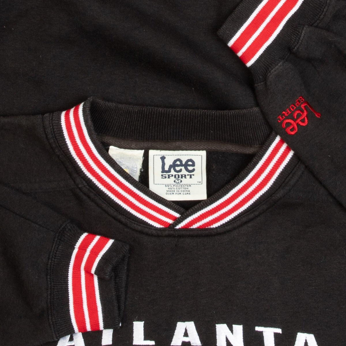MEN'S VINTAGE 1990S LEE ATLANTA FALCONS JERSEY SWEATSHIRT - MEDIUM