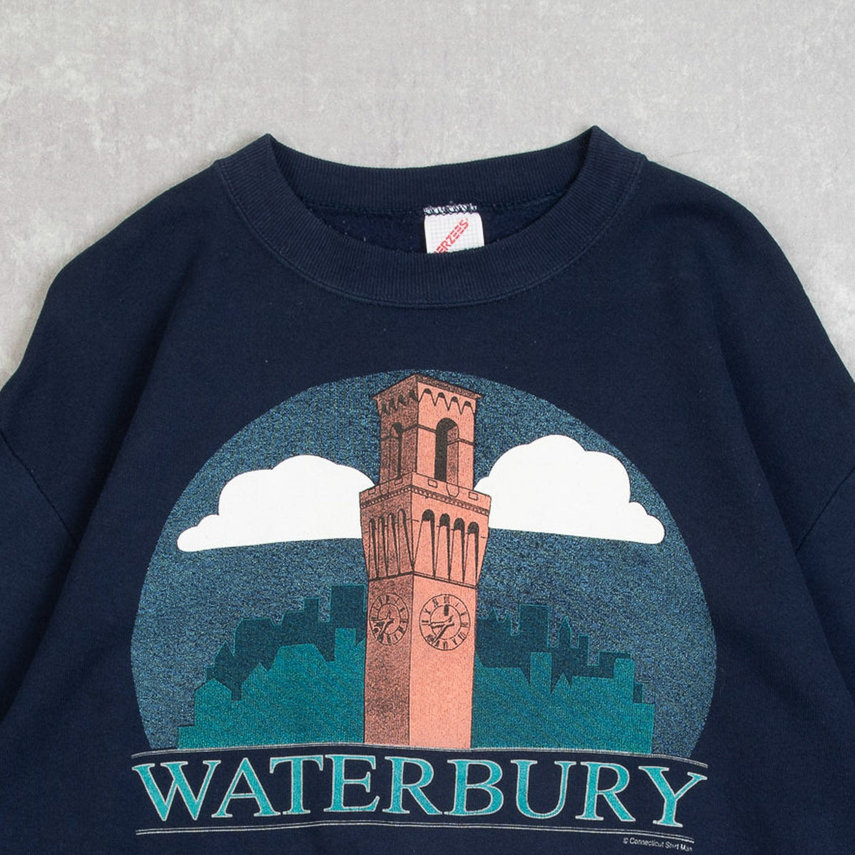 MEN'S VINTAGE 1990S WATERBURY SWEATSHIRT - MEDIUM