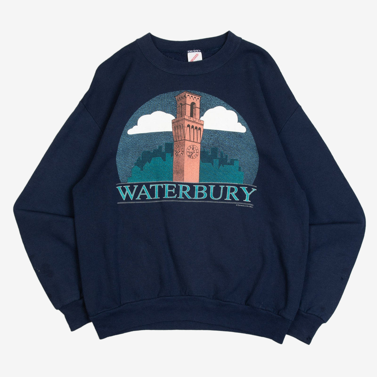 MEN'S VINTAGE 1990S WATERBURY SWEATSHIRT - MEDIUM