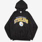 MEN'S VINTAGE 1998 LEE PITTSBURGH STEELERS HOODED SWEATSHIRT - LARGE