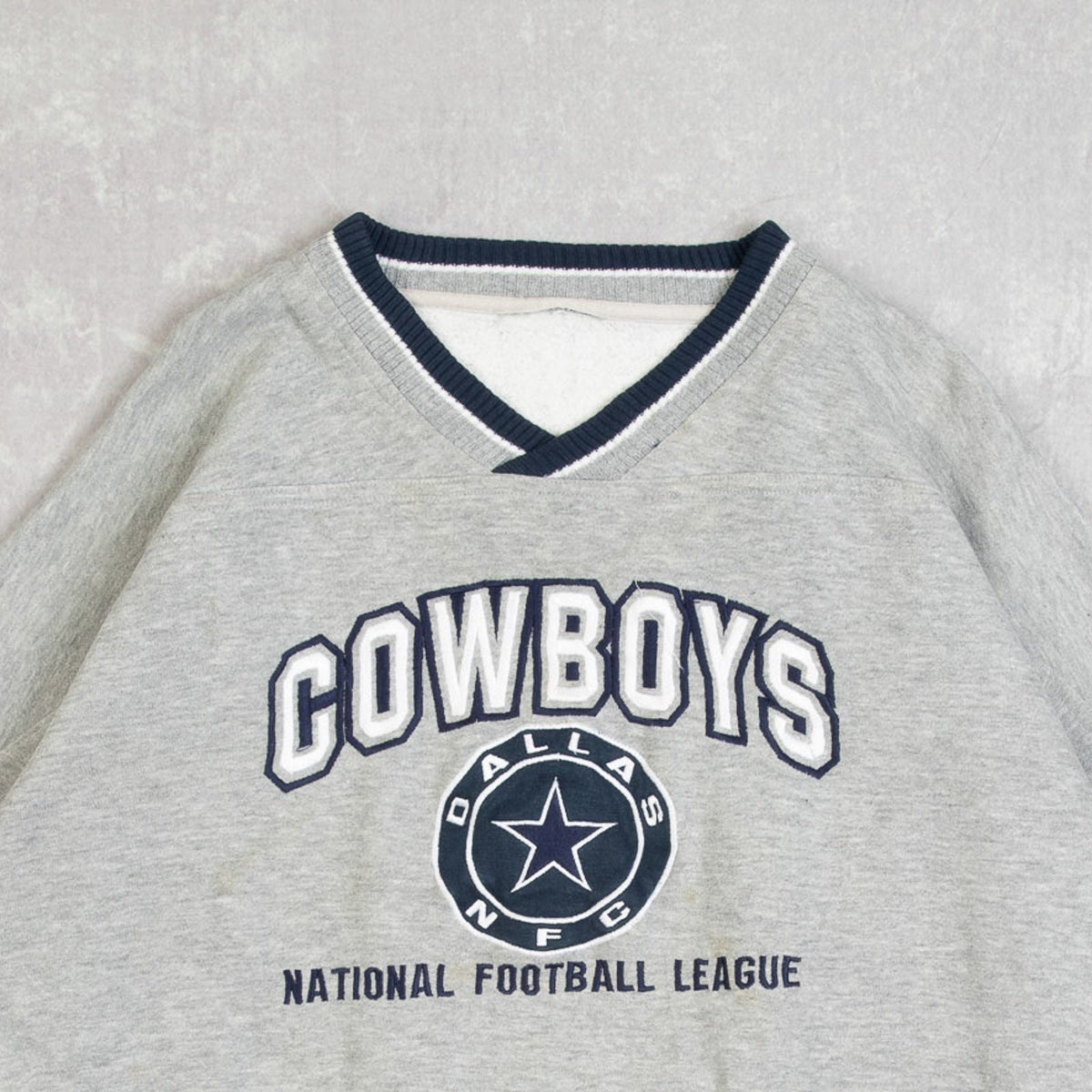 MEN'S VINTAGE 1990S LEE DALLAS COWBOYS JERSEY SWEATSHIRT - X-LARGE