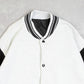 MEN'S VINTAGE 1990S FORD VARSITY SWEATSHIRT JACKET - LARGE