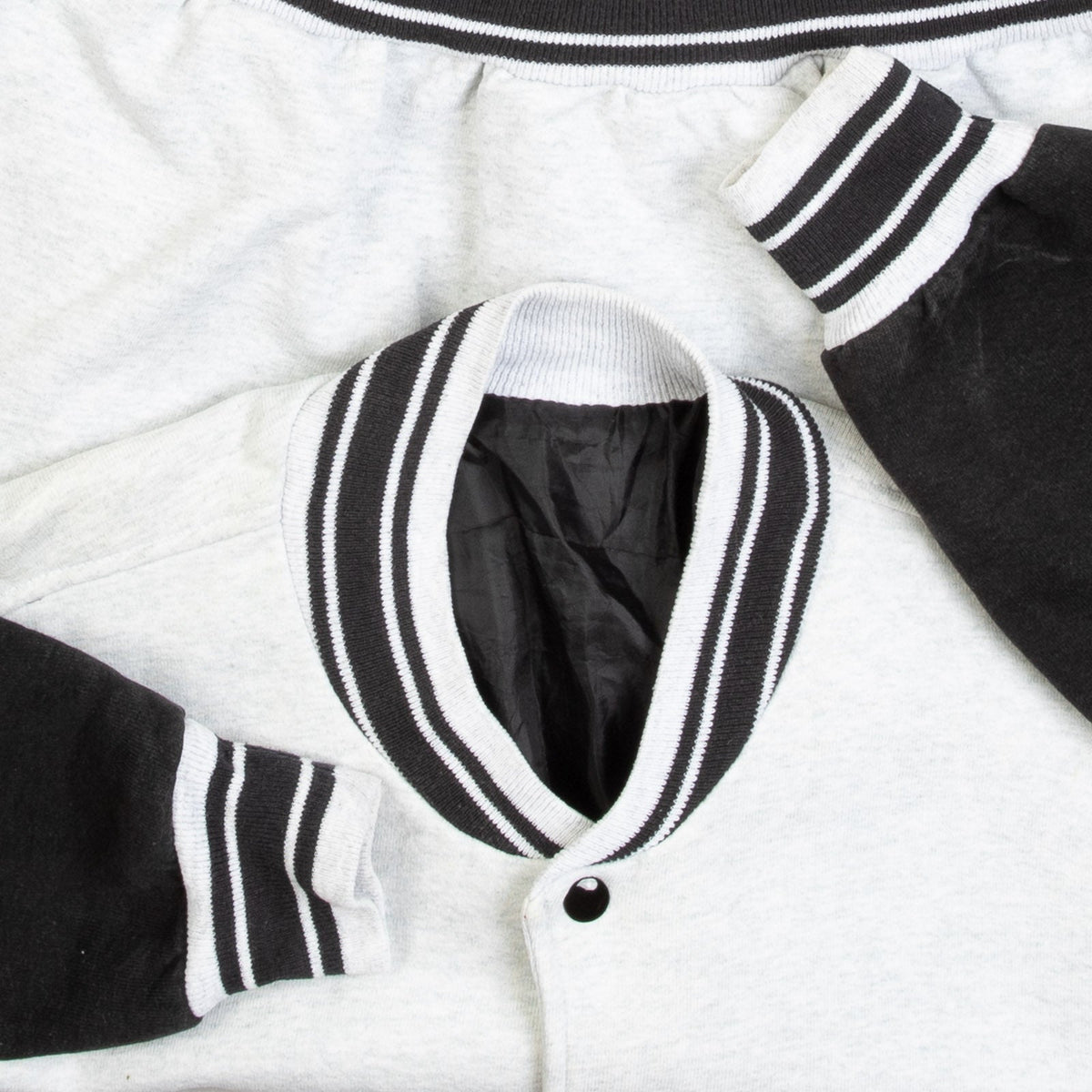 MEN'S VINTAGE 1990S FORD VARSITY SWEATSHIRT JACKET - LARGE
