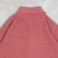 WOMEN'S VINTAGE 1990S ALPACA WOOL COLLARED KNITTED CARDIGAN - SMALL