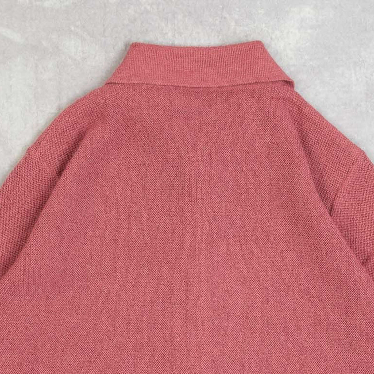 WOMEN'S VINTAGE 1990S ALPACA WOOL COLLARED KNITTED CARDIGAN - SMALL
