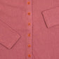 WOMEN'S VINTAGE 1990S ALPACA WOOL COLLARED KNITTED CARDIGAN - SMALL