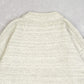 MEN'S VINTAGE 1990S STRIPED STRUCTURED KNITTED JUMPER - LARGE