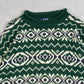MEN'S VINTAGE 1990S GAP PATTERNED KNITTED JUMPER - SMALL